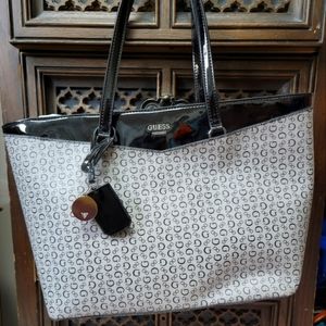 Guess Black and Grey Tote